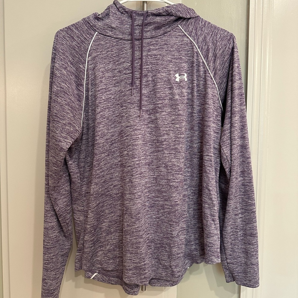 Under Armour Heathered Purple Hoodie